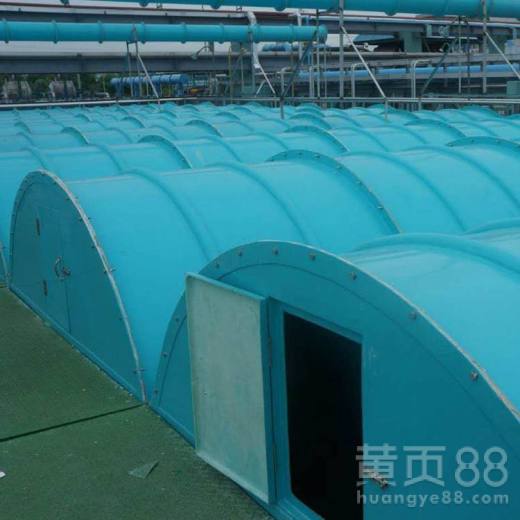 【玻璃鋼污水池處理設備-防腐蝕玻璃鋼蓋板-污水池集氣罩定制】- 