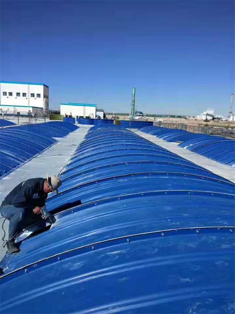 玻璃鋼拱形蓋板 污水池廢氣治理的關(guān)鍵組件